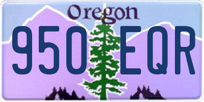 OR license plate 950EQR