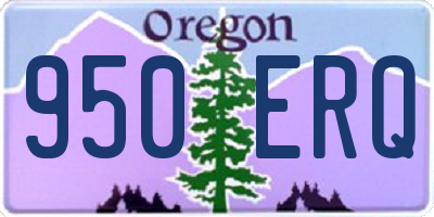 OR license plate 950ERQ