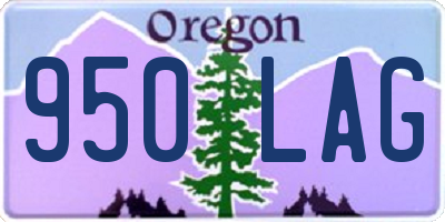 OR license plate 950LAG