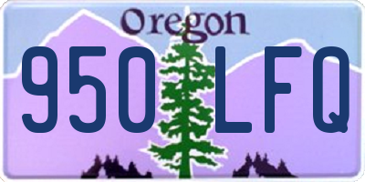 OR license plate 950LFQ