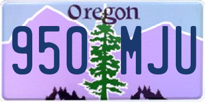 OR license plate 950MJU