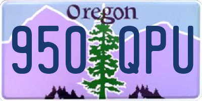 OR license plate 950QPU