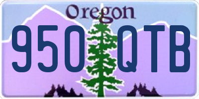 OR license plate 950QTB