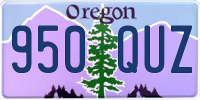 OR license plate 950QUZ