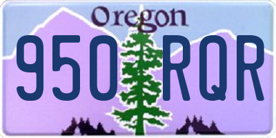OR license plate 950RQR