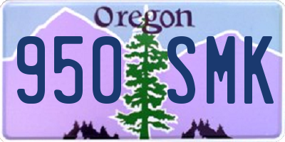 OR license plate 950SMK