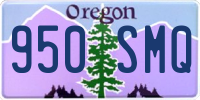 OR license plate 950SMQ