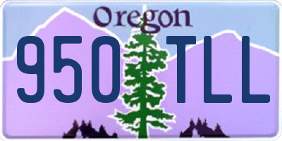 OR license plate 950TLL