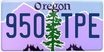 OR license plate 950TPE