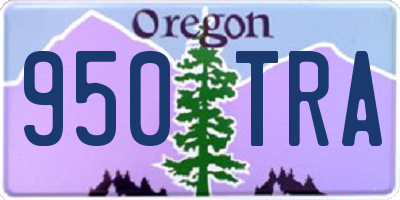 OR license plate 950TRA