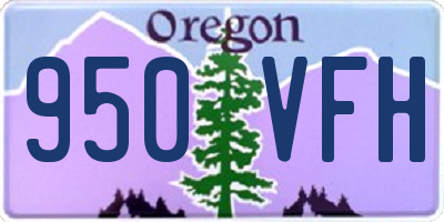 OR license plate 950VFH