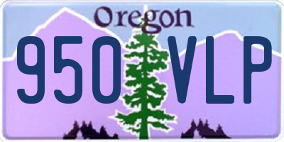 OR license plate 950VLP