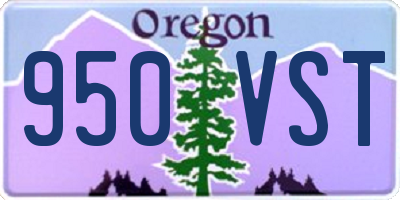 OR license plate 950VST