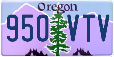 OR license plate 950VTV