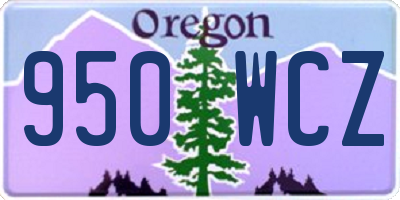 OR license plate 950WCZ