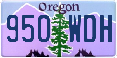 OR license plate 950WDH