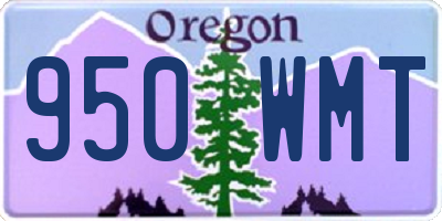 OR license plate 950WMT