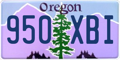 OR license plate 950XBI