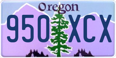 OR license plate 950XCX