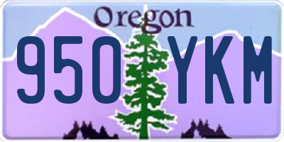 OR license plate 950YKM