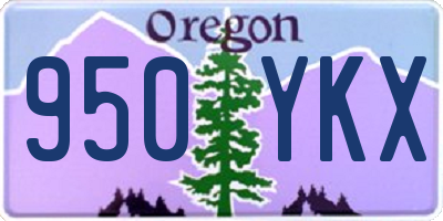 OR license plate 950YKX