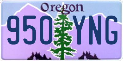 OR license plate 950YNG