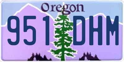 OR license plate 951DHM