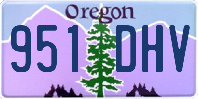 OR license plate 951DHV