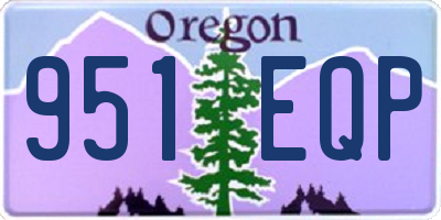 OR license plate 951EQP