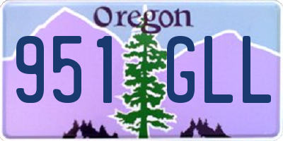 OR license plate 951GLL