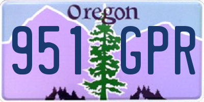 OR license plate 951GPR