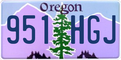 OR license plate 951HGJ