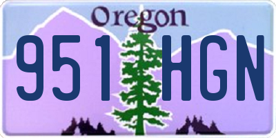 OR license plate 951HGN