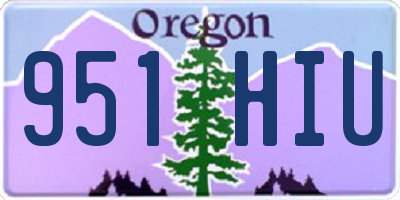 OR license plate 951HIU