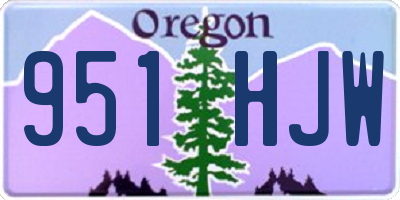 OR license plate 951HJW