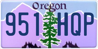 OR license plate 951HQP