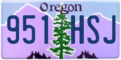 OR license plate 951HSJ