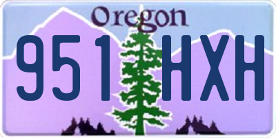 OR license plate 951HXH
