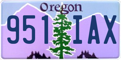 OR license plate 951IAX