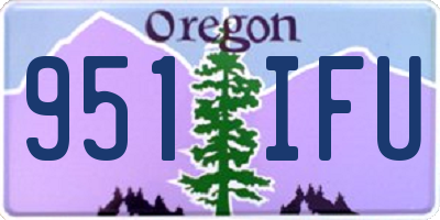 OR license plate 951IFU