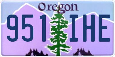 OR license plate 951IHE