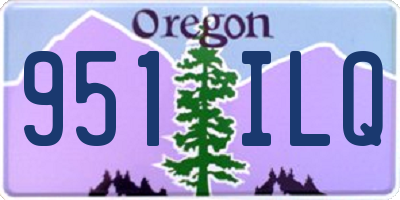 OR license plate 951ILQ