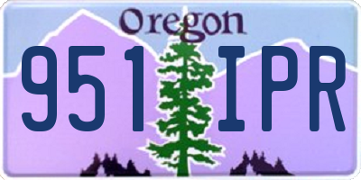 OR license plate 951IPR