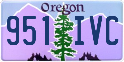OR license plate 951IVC
