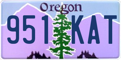 OR license plate 951KAT