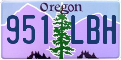 OR license plate 951LBH