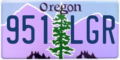 OR license plate 951LGR