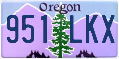 OR license plate 951LKX