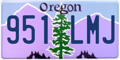 OR license plate 951LMJ