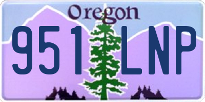 OR license plate 951LNP